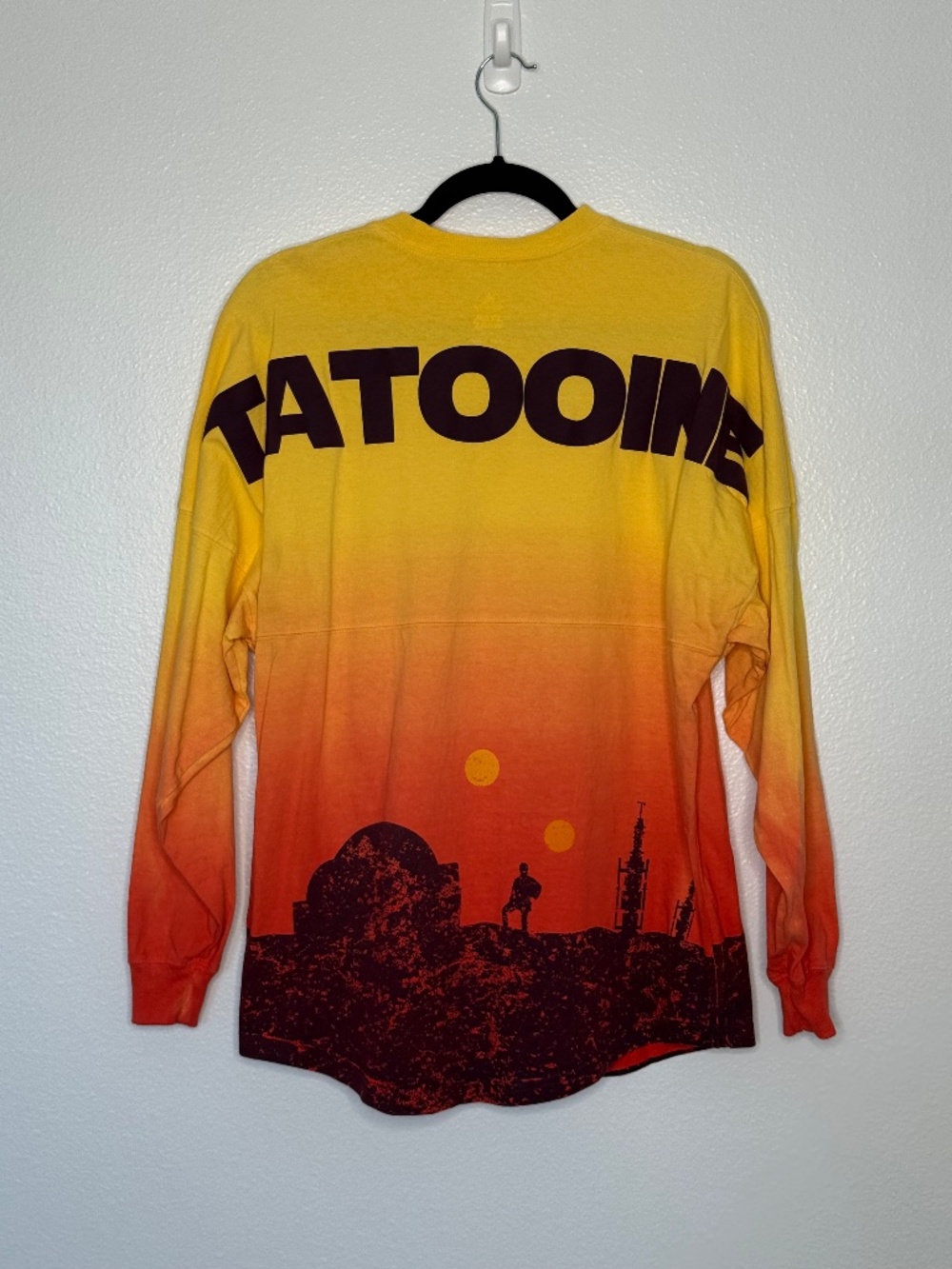 Disney Star Wars Tatooine Sunset Ombre Spirit Jersey XS Luke Skywalker